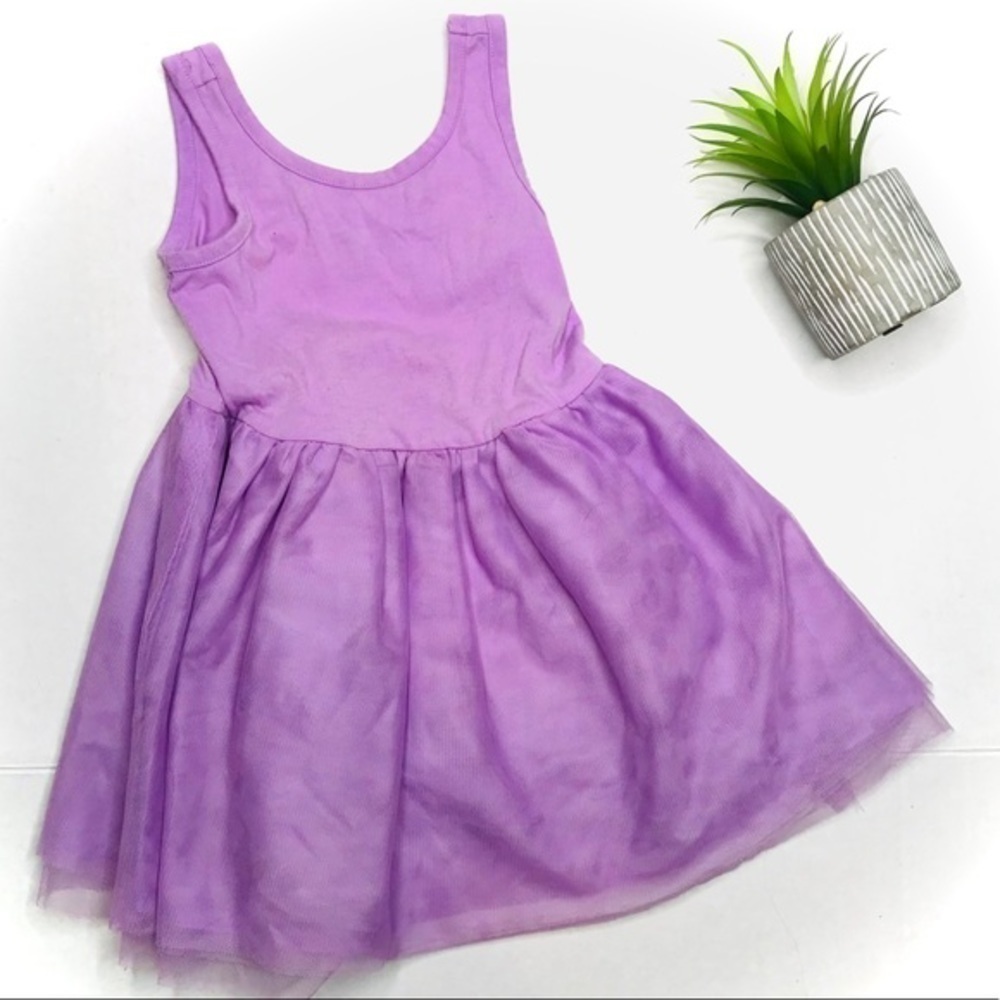 𝅺old Navy Lavender Tulle Tank Top Baby Girl Dress